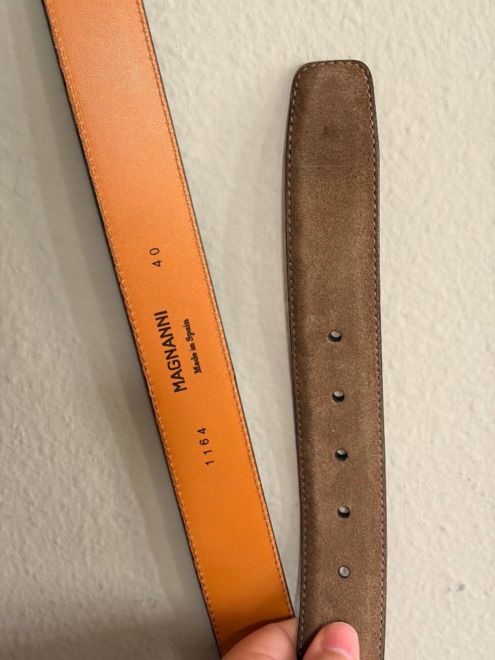 Men's Magnanni Telante Belt (Suede)